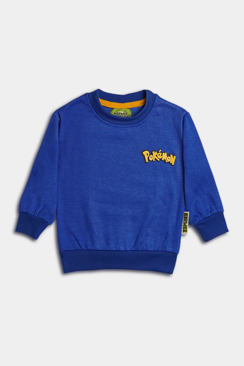 Printed Pikachu Tracksuit - Blue