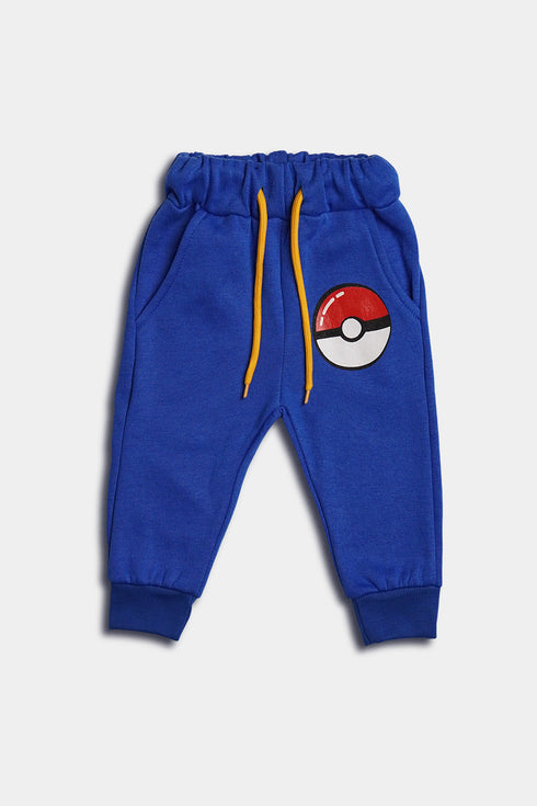 Printed Pikachu Tracksuit - Blue