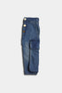 Blue Big Pocket Denim Jeans