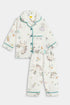 Printed Unicorn Nightsuit - White