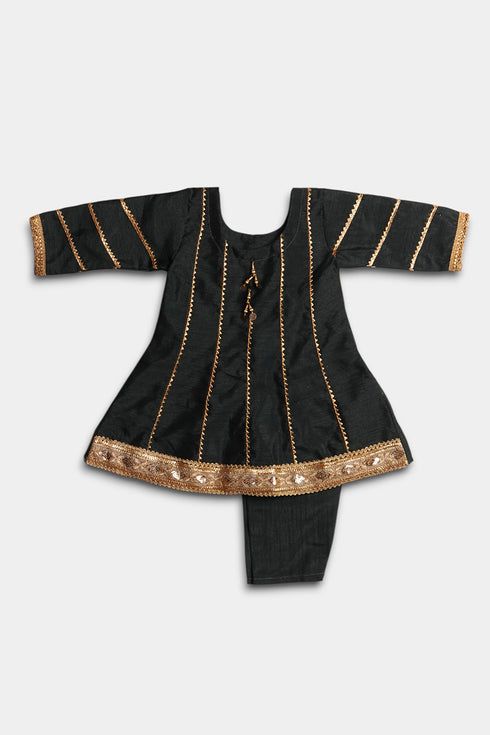 Chiffon 2 Piece - Black