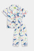 Printed Stitch Party - White