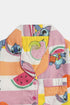Printed Stitch Fruits Nightsuit - White
