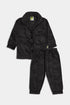 Polka Nightsuit - Black