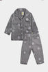 Printed Scribbles Nightsuit - Grey