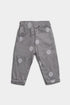 Printed Scribbles Nightsuit - Grey