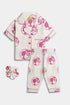 Printed Barbie Nightsuit - White