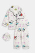 Printed Minnie Nightsuit - White