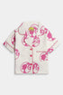 Printed Barbie Nightsuit - White