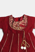 Embellished Chiffon 2 Piece - Maroon