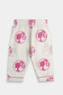 Printed Barbie Nightsuit - White