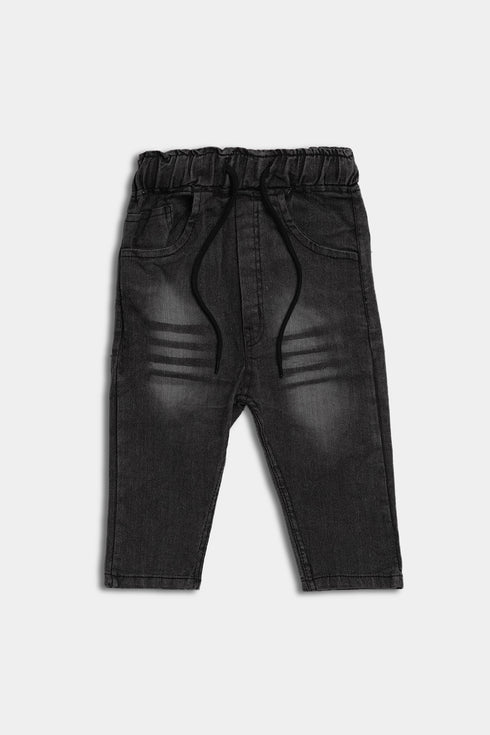 Black Straight Denim