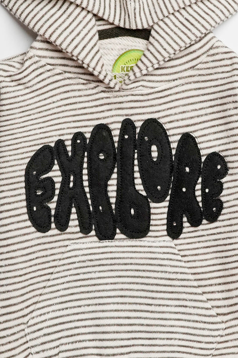 Embroidered Explore Pullover Hoodie