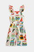 Printed Tomato Jumpsuit - White