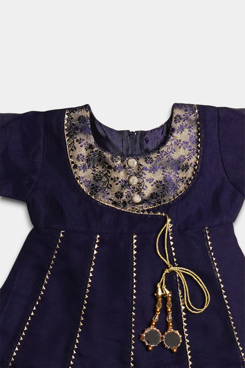 Embellished Chiffon 2 Piece - Purple