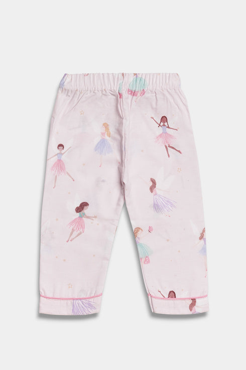 Printed Fairy Nightsuit - Pink