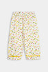 Printed Dots Nightsuit - White