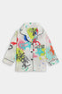 Printed Graffiti Nightsuit - White