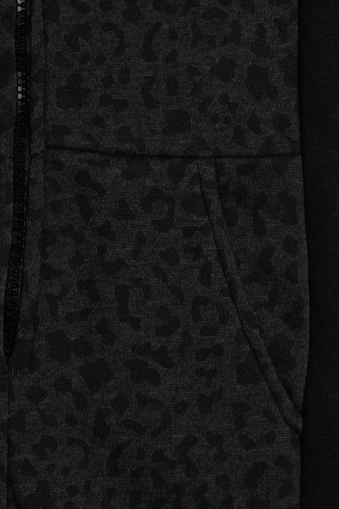 Embroidered Never Mind Jumpsuit - Black