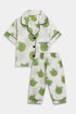 Printed Frog Nightsuit - White