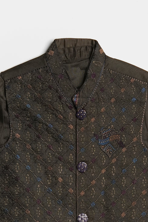 Embroidered Shalwaar kameez - Light Brown