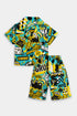 Printed Banana Co ord Set - Yellow