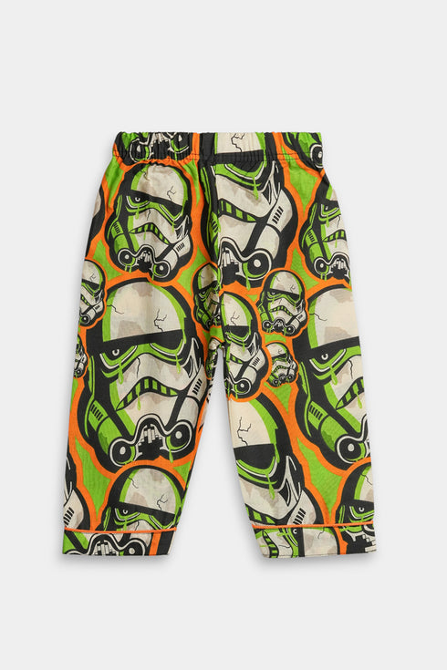 Printed Trooper Nightsuit - Green