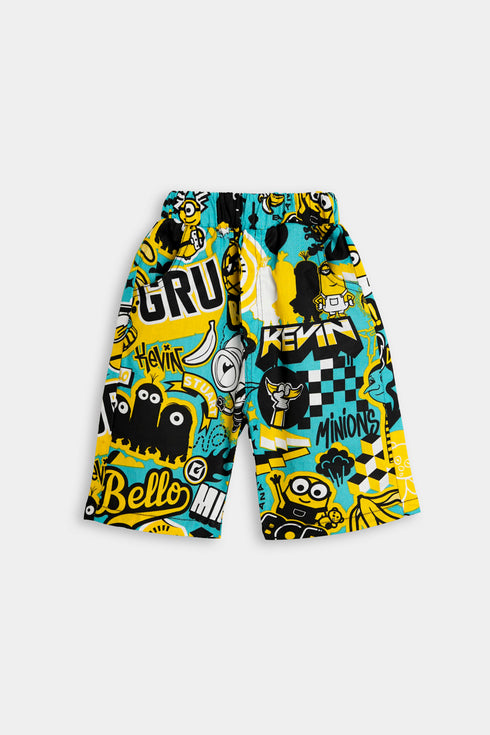 Printed Banana Co ord Set - Yellow