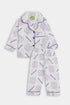 Printed Huntrix Nightsuit - White