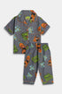 Printed Scooby Nightsuit - Grey