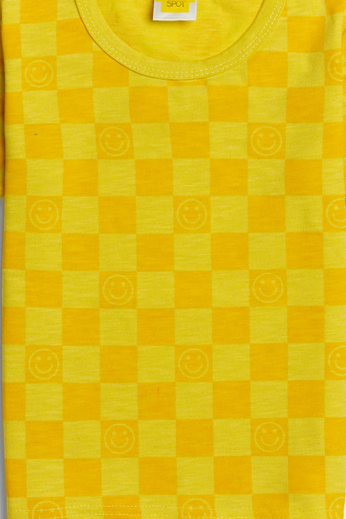 Printed Smiles Set - Yellow