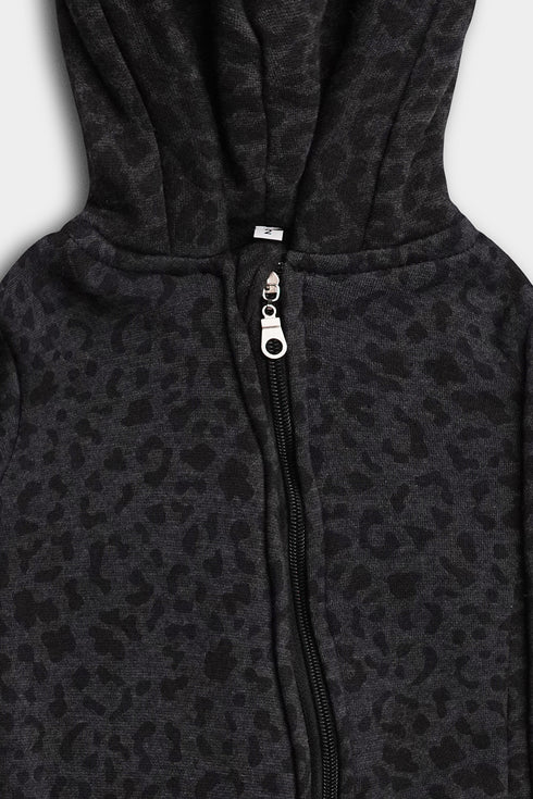 Printed Leopard Infant Jumpsuit