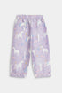 Printed Unicorn Nightsuit - Purple