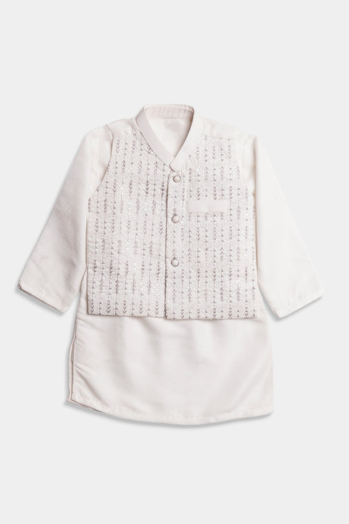 Embroidered Shalwaar kameez - White