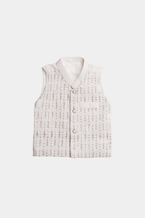 Embroidered Shalwaar kameez - White