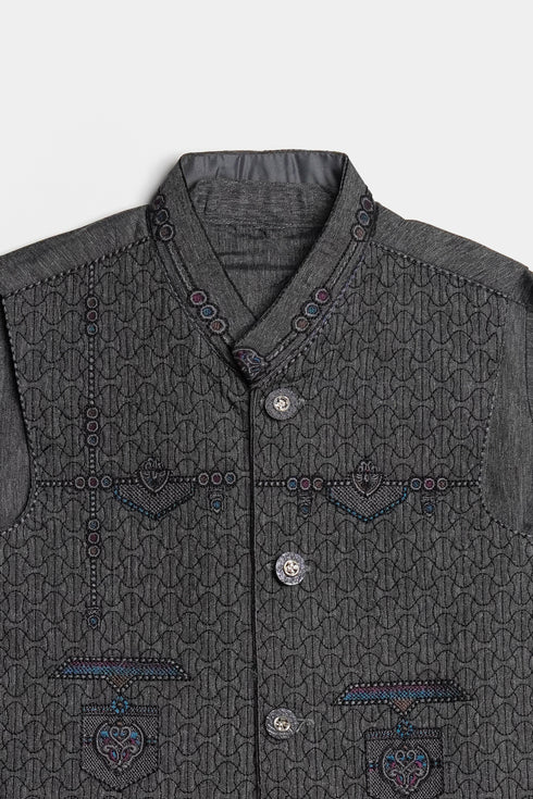 Embroidered Shalwaar kameez - Grey