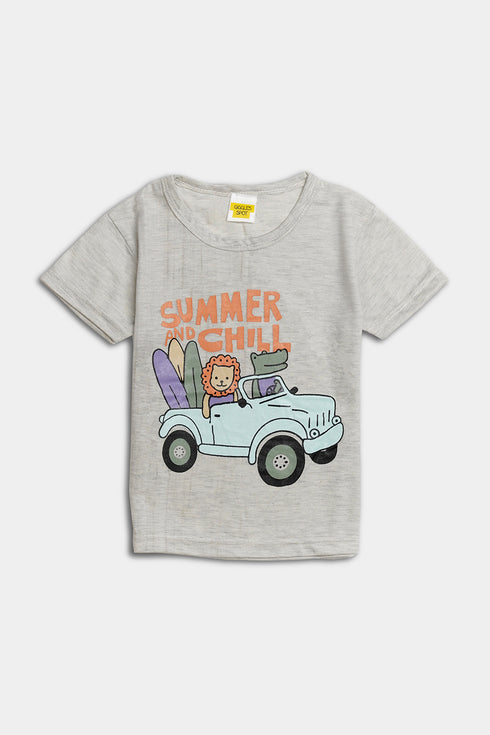Printed Animals Set - Grey