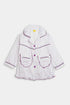 Printed Lines Nightsuit - Purple