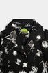 Printed Spaceships Co ord Set - Black