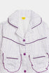 Printed Lines Nightsuit - Purple