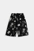 Printed Spaceships Co ord Set - Black