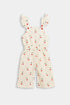 Printed Cherry Jumpsuit - White