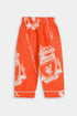 Printed Football Nightsuit - Red