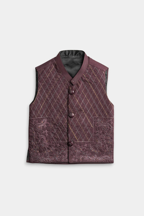 Embroidered Shalwaar kameez - Purple