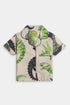 Printed Dinosaurs Nightsuit - White