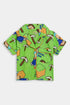 Printed Blocks Nightsuits - Green