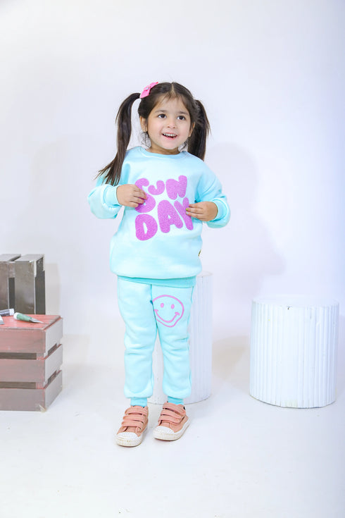 Printed Sunday Tracksuit - Sea Green