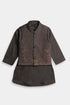 Embroidered Shalwaar kameez - Dark Brown