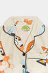 Printed Bluey Nightsuits - Biege
