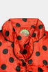 Printed Polka Nightsuit - Red